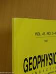 Geophysical Transactions Vol. 41. No. 3-4.