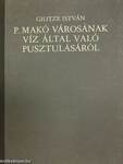 P. Makó városának víz által való pusztulásáról