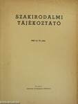 Szakirodalmi tájékoztató 1969/10.