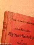 Aide-Mémoire d'Hygiéne et de Médecine Légale