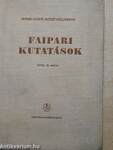 Faipari kutatások 1961/2.