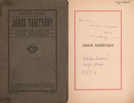 János tanitvány (dedikált példány)