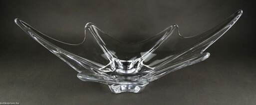 Baccarat modern üvegtál 57 cm