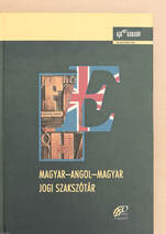 Magyar-angol-magyar jogi szakszótár