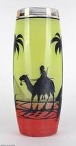 Karl Palda art deco üveg váza 1920