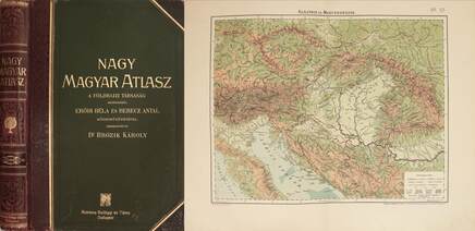 Nagy magyar atlasz - 158 színes főtérképpel és 257 melléktérképpel ellátott kiadvány.