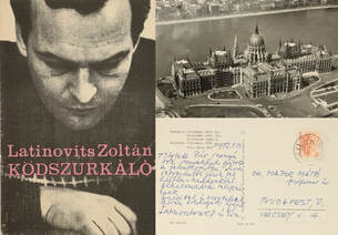 Ködszurkáló (Latinovits Zoltán által egykori tanárának, Major Máté építésznek írt képeslappal)
