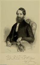 Ney Ferenc 1848 - kőnyomat, papír 29,5 cm x 22 cm