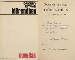Időrendben - Novellák (Beck Péternek dedikált példány)
