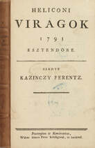 Heliconi virágok 1791 esztendöre