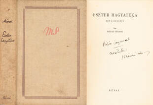 Eszter hagyatéka/Déli szél (Bibó Lajos írónak dedikált példány)