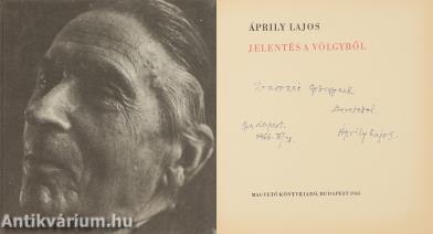 Jelentés a völgyből - lemezzel (Bartha László színes illusztrációival.) (dedikált példány)