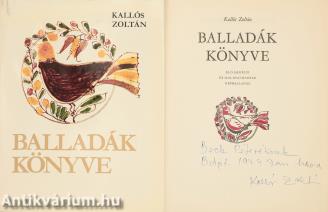 Balladák könyve (Beck Péternek dedikált példány)