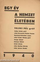 Egy év a nemzet életében (Tiltólistás kötet)