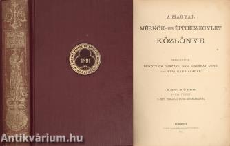 A magyar mérnök- és építész-egylet közlönye