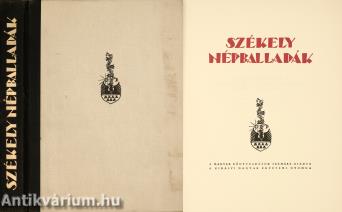 Székely népballadák (Buday György fametszeteivel.) (A kötet szerepelt az ÁKV 1977. évi XI. aukciójának 493. tételeként.)