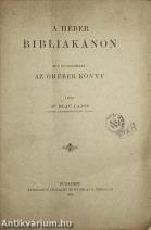 A héber bibliakánon