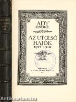 Az utolsó hajók (számozott, bibliofil példány)(Benedek Elek példánya!)