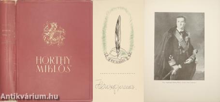Horthy Miklós (Tiltólistás kötet) (Herczeg Ferenc által aláírt ex libris címkével)