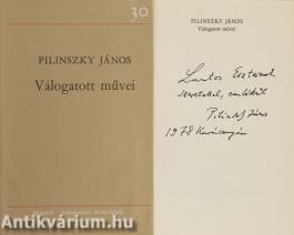 Pilinszky János válogatott művei (dedikált példány)
