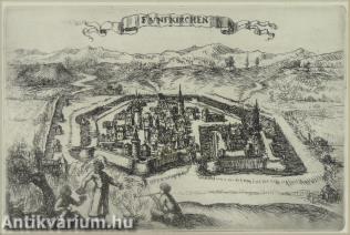 Fünfkirchen (Pécs) - rézkarc, papír 9,8 cm x 14,8 cm