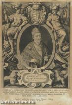 Matthiae II regi Hungariae - rézmetszet, papír, 31,5 cm x 22 cm [A képen II. Mátyás látható koronázási díszben. Készült: 1610-ben.]
