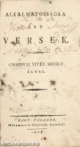 Alkalmatosságra írt versek [Első kiadás!]