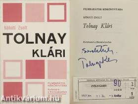 Tolnay Klári (dedikált példány)