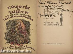 Tábortűz és talizmán (Báró Wlassics Tibornak dedikált példány)