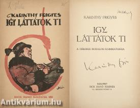 Igy láttátok Ti (aláírt példány)