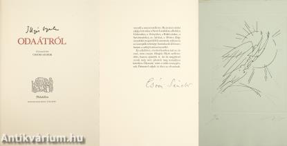 Odaátról (Csoóri Sándor és Kass János által aláírt, számozott kiadvány.) (Összesen 80 számozott példányban megjelent mű, védődobozos példány.)