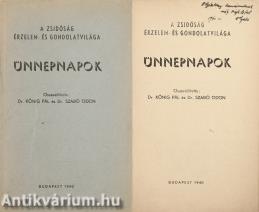 Ünnepnapok (Dr. Szabó Ödön által dedikált példány)