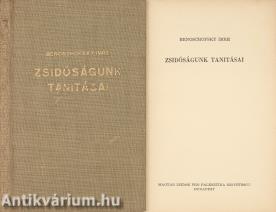 Zsidóságunk tanitásai