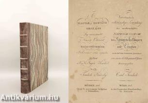 A' magyar és horváth országi Leg nevezetesebb Nemzeti Őltözetek' hazai gyűjteménie (75 kézzel színezett rézmetszet modern védődobozban) (A gyűjteményből három rézmetszet hiányzik.)