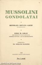 Benito Mussolini gondolatai (Tiltólistás kötet)
