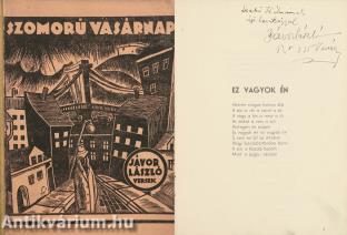 Szomorú vasárnap (dedikált példány) (Art deco borítórajz: Láng István.)