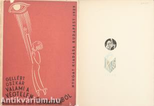Valami a végtelen sugarakból (A kötetet Kozma Lajos fametszetei díszítik.) (Lukáts Kató és Kaesz Gyula színes ceruzával készített, egyedi ex librisével.)