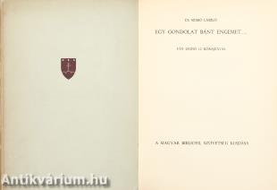 Egy gondolat bánt engemet... (Illusztráció: Fáy Dezső. Kaesz Gyula névre szóló példánya.)