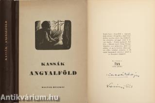 Angyalföld (Kassák Lajos író és Varsányi Pál grafikus által aláírt, számozott példány) (A kötetben tévnyomtatás miatt az egyik fametszet duplán szerepel!)