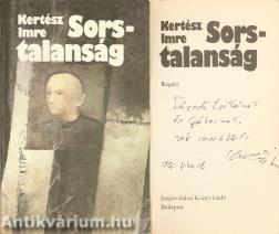 Sorstalanság (dedikált példány) (Borítóterv: Egyed László)
