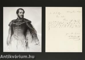 Kossuth Lajos által írt levél (A tételről írt irodalomtörténeti tanulmány a leírásban olvasható.)