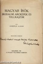 Magyar írók (Radó Antalnak dedikált példány)