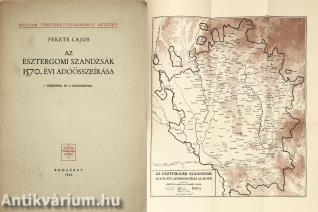 Az esztergomi szandzsák 1570. évi adóösszeírása (A kötet szerepelt az ÁKV 1980. évi, XIV. aukciójának 118 tételeként.)