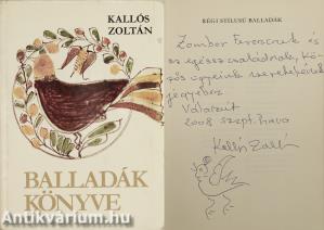 Balladák könyve (Rajzos dedikációval ellátott példány)
