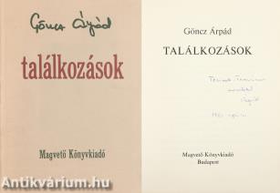Találkozások (dedikált példány)