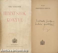 Himnuszok könyve (Koszter atyának dedikált példány)