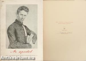 Az apostol (számozott, Radnóti Miklósné részére készült bibliofil példány)