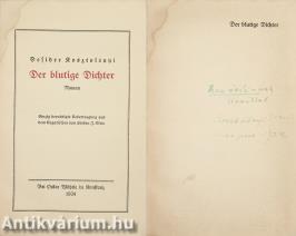 Der blutige Dichter (dedikált példány) 