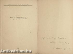 Eötvös József Politikai Hetilap-ja és a kiegyezés előkészítése (Jeszenszky Gézának dedikált példány)