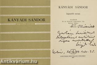 Kányádi Sándor legszebb versei (dedikált példány)